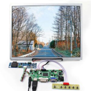 FanyiTek 15 inch G150XGE-L04 1024x768 HD 1000nit LCD Screen and HD-MI VGA DVI Audio LVDs Controller Board