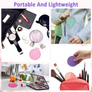 Windspeed 18 Pcs Mini Folding Mirror Round Compact, 2.4 in Small Portable Travel Makeup Mirror Compact Mirror Bulk Round Makeup Mirror for Purse, Women Girls Travel Daily Use