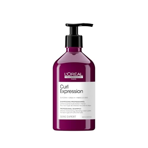 L'Oreal Professionnel Curl Expression Moisturizing Shampoo | For Curly and Coily Hair | Hydrates and Detangles Curls | 16.9 Fl. Oz.