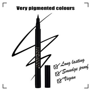 Matte Red Liquid Eyeliners Eye Liner Eyeliner Eye Makeup Bright Colors Waterproof Smooth & No Fading for Women Make Up Eye (Red)