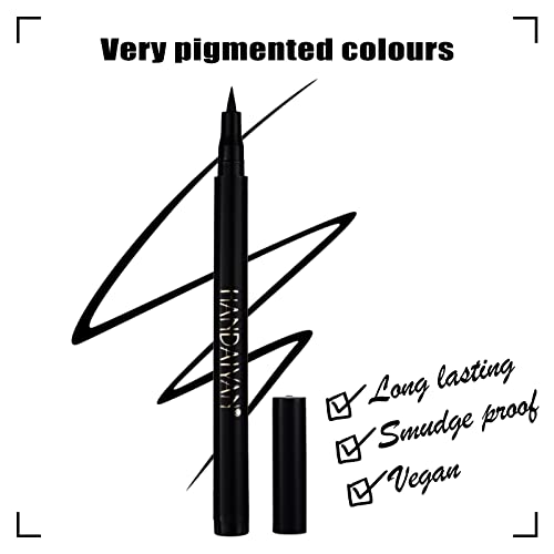 Matte Red Liquid Eyeliners Eye Liner Eyeliner Eye Makeup Bright Colors Waterproof Smooth & No Fading for Women Make Up Eye (Red)