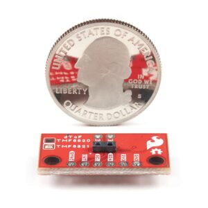 SparkFun Qwiic Mini dToF Imager - TMF8821-5000mm Detection Range - Board Dimensions 0.5in to 1in - 3x3 4x4 3x6 multizone Output Data - Very Wide dynamically Adjustable Field of View - VCSEL - SPAD