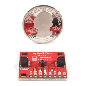 SparkFun Qwiic dToF Imager - TMF8821-5000mm Detection Range - 3x3-4x4-3x6 multizone Output Data - Very Wide dynamically Adjustable Field of View - VCSEL - TDC - histogram Technology - LDAF