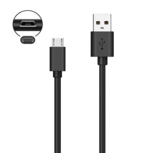 Tluobiz USB Charging Cable Charger Cable Compatible for 3M WorkTunes Connect,PROHEAR 037,Peltor Sport Tactical 500,DEWALT, WULFPOWERPRO,ZOHAN 033 Hearing Protector Micro USB Charging Cord