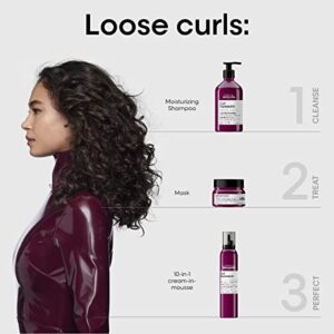 L'Oreal Professionnel Curl Expression Anti Buildup Shampoo | Gently Cleanses & Eliminates Buildup | For Curly and Coily Hair Types | Sulfate, Paraben & Silicone Free | 16.9 Fl. Oz.