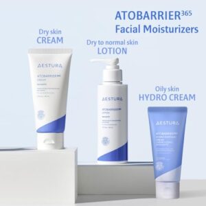 AESTURA ATOBARRIER365 Cream with Ceramide, Korean Moisturizer for Barrier Repair | 120-hour Lasting Hydration, Capsuled Ceramides for Dry & Sensitive Skin, Non-comedogenic tested, 2.70 fl.oz.(Renewed)