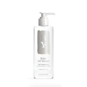 better not younger full transparency pure revitalizing shampoo, frangrance free, 8.4 fl oz