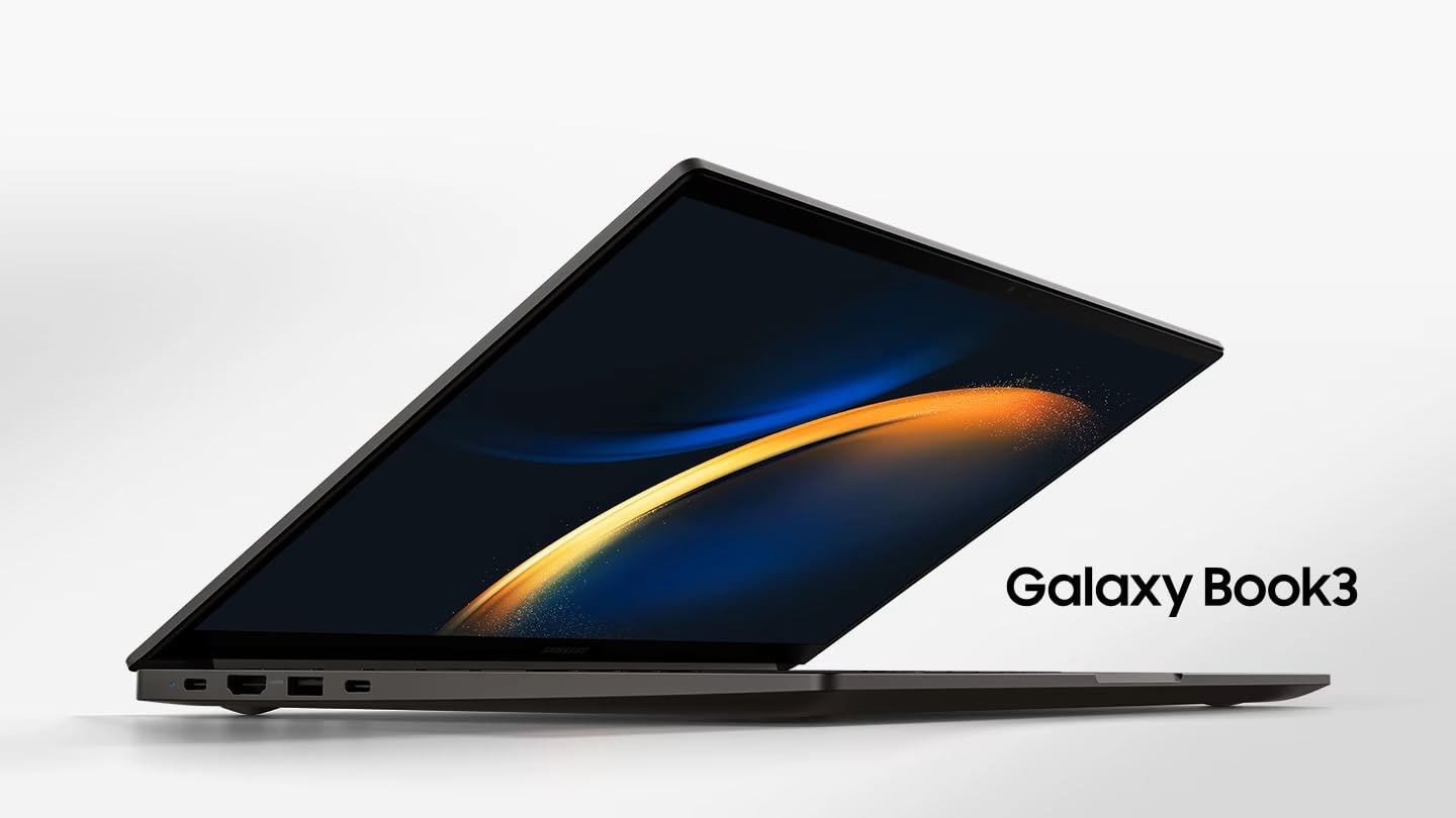 SAMSUNG Galaxy Book3 Business Laptop (15.6" FHD, Intel Pentium U300, 8GB RAM, 256GB SSD), 12-Hour Long Battery Life, Wi-Fi 6, Webcam, IST SD Card, Win 11 Pro, Graphite