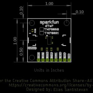 SparkFun Qwiic dToF Imager - TMF8821-5000mm Detection Range - 3x3-4x4-3x6 multizone Output Data - Very Wide dynamically Adjustable Field of View - VCSEL - TDC - histogram Technology - LDAF