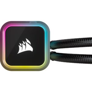 Corsair iCUE H150i RGB Elite Liquid CPU Cooler (16 Dynamic RGB LEDs, 120mm AF Elite Series FDB Fans, 360mm Radiator, iCUE Software Compatible, LGA 1700, 1200, 115X, 2066, and AM4 Sockets) Black