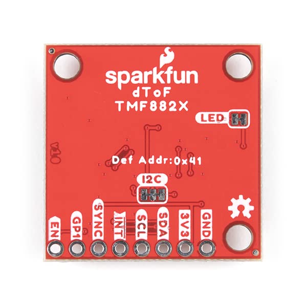 SparkFun Qwiic dToF Imager - TMF8821-5000mm Detection Range - 3x3-4x4-3x6 multizone Output Data - Very Wide dynamically Adjustable Field of View - VCSEL - TDC - histogram Technology - LDAF