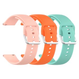 watch bands compatible with popglory p22 smartwatch wrist straps silicone adjustable strap replacement compatible for popglory p22donerton p22 p32 p36 smartwatchitouch air 3 40mmfiryawee