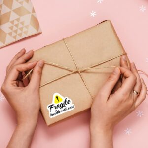 Cute Fragile Stickers,Funny Fragile Handle with Care Business Stickers,Fragile Stickers for Packing,Mail Envelopes Shipping Stickers for Small Business 500 PCS