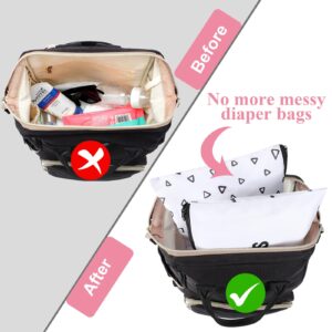 8 Packs Hospital Bags for Labor and Delivery Diaper Bag Organizing Pouches Travel Maternity Bag 8 Sorts Hospital Bag Essentials for Baby, Expecting Moms and New Mothers Mommy, 10.63 x 9.25 Inches