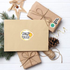 Cute Small Business Stickers,Funny I Hope This Package Brightens Your Day Business Stickers,Thank You Stickers,Packaging Stickers,Mail Envelopes Shipping Stickers for Small Business,500 PCS