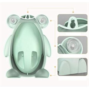 Perezy Baby Boy Urinal Infant Toddler Cartoon Frog Wall-Mounted Hook Potty Toilet Training Stand Vertical Boys Pee Toilet-, Blue