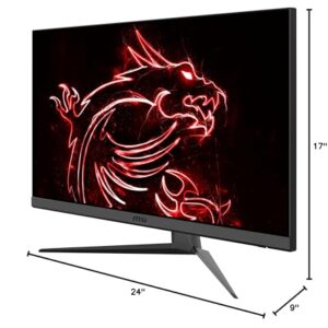 MSI G2722, 27" Gaming Monitor, 1920 x 1080 (FHD), IPS, 1ms, 170Hz, FreeSync Premium, HDMI, Displayport, Tilt, Black