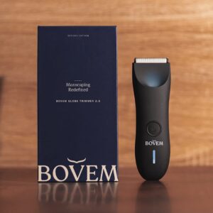 BOVEM Globe Trimmer 2.0 Electric Razor for Men Pubic Hair, Body Hair Trimmer, Groin Hair Trimmer For Men, Balls Trimmer Men Electric Shaver, Mens Grooming Kit – Body, Face, Groin & Beard Hair Clippers