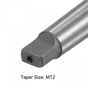 uxcell 16mm High-Speed Steel Twist Bit Extra Long Drill Bit with MT2 Morse Taper Shank, 215mm Overall Length