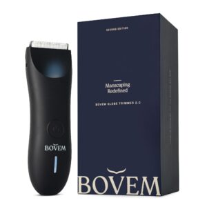 bovem globe trimmer 2.0 electric razor for men pubic hair, body hair trimmer, groin hair trimmer for men, balls trimmer men electric shaver, mens grooming kit – body, face, groin & beard hair clippers