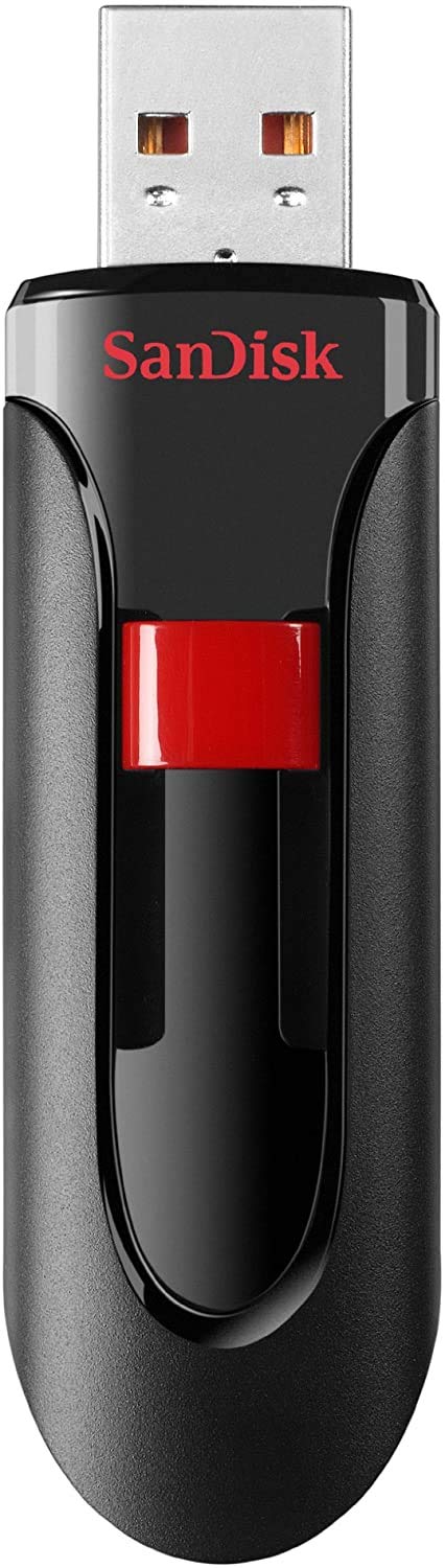 SanDisk Cruzer Glide 128GB Flash Drive (4 Pack) USB 2.0 Port Jump Drive Pen Drive (SDCZ60-128G-B35) Bundle with (1) Everything But Stromboli 4 Port USB 3.0 Hub