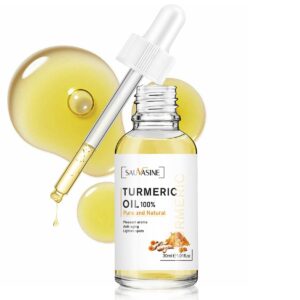 lanthome turmeric oil for dark spot on face, turmeric face oil moisturizing, rejuvenating,soothing, anti-aging repair skin with turmeric root extract