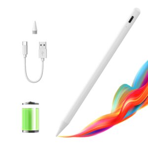 bluetooth stylus pen fit for ipad mini 6 5, 6th 5th generation 2021 8.3" 7.9", a2569 a2568 a2567with camera shutter remote control, tilt sensitive, battery level display, palm rejection