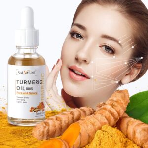 Lanthome Turmeric Oil for Dark Spot on Face, Turmeric Face Oil Moisturizing, Rejuvenating,Soothing, Anti-Aging Repair Skin with Turmeric Root Extract