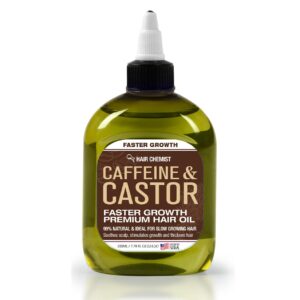 hair chemist, oil, 7.1 oz - caffeine and castor faster growth hair oil for unisex adult