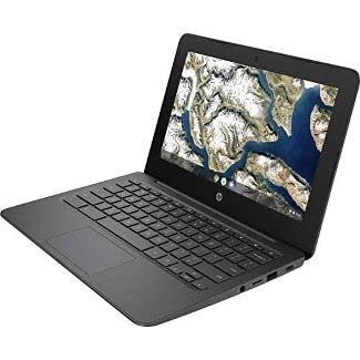 HP 2022 Newest 11 Chromebook, Intel Celeron N3350, 4 GB RAM, 32 GB eMMC, 11.6-inch HD Display, Chrome OS, HD Graphics 500, 802.11ac, Bluetooth, Long Battery Life, Ash Gray W/Silmarils Accessories