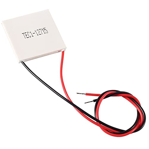 5Pcs TEC1-12715 Heatsink 108W 12V-15.4V Thermoelectric Cooler 40mmX40mm Cooling Peltier Plate Module for Semiconductor Thermoelectric Heatsink Generation