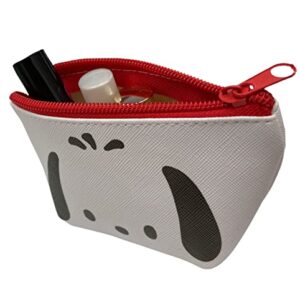 Sanrio Pochacco Face Boat Type Cosmetics Small Pouch Bag 4.3 in (W) × 3 in (H) × 2 in (D)