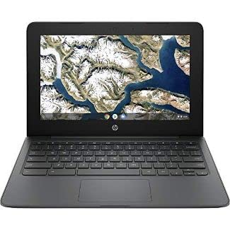 HP 2022 Newest 11 Chromebook, Intel Celeron N3350, 4 GB RAM, 32 GB eMMC, 11.6-inch HD Display, Chrome OS, HD Graphics 500, 802.11ac, Bluetooth, Long Battery Life, Ash Gray W/Silmarils Accessories