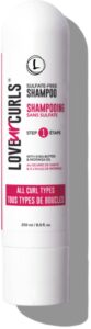 love ur curls lus brands shampoo for curly, wavy, kinky-coily hair, 8.5 oz - sulfate-free gentle, moisturizing shampoo - hair care products for soft, smooth curl definition