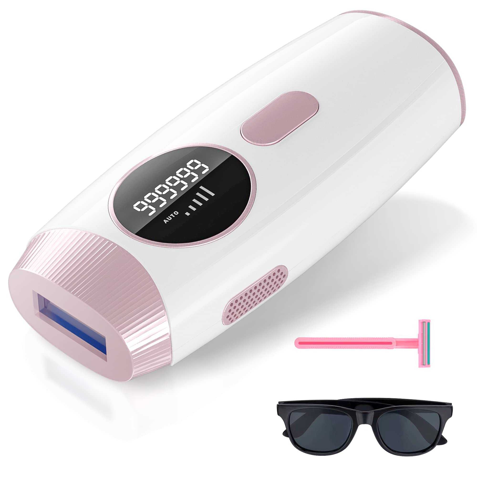 Laser Hair Removal for Women and Men At Home Permanent Hair Removal 999,999 Flashes Painless Hair Remover on Armpits Back Legs Arms Face