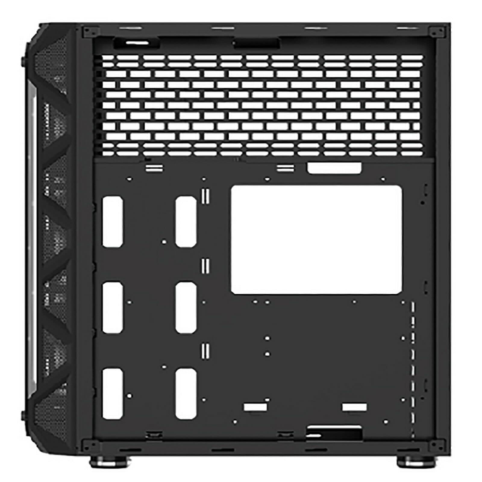 Rhinomax A17 Series Phoenix Full-Tower E-ATX/ATX/M-ATX Computer Gaming Case with 3-Sided Reinforced Glass, USB 3.0, 6 ARG Light-Emitting 12cm Fans with 1 ARGB Fan Controller