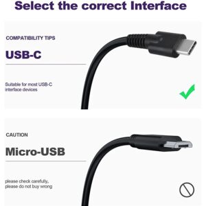 Jantoy AC Adapter Charger for Sony SRS-XB43 SRS-XB33 Charger USB-C 5V 3A