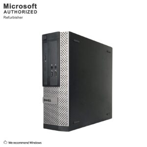 Dell OptiPlex 3010 SFF Business Desktop Computer PC, Intel Core i3-3220 3.3GHz, 8G DDR3, 256G SSD, DVDRW, WiFi, BT, HDMI, VGA, Windows 10 Pro 64 Bit-Language Supports English/Spanish/French(Renewed)