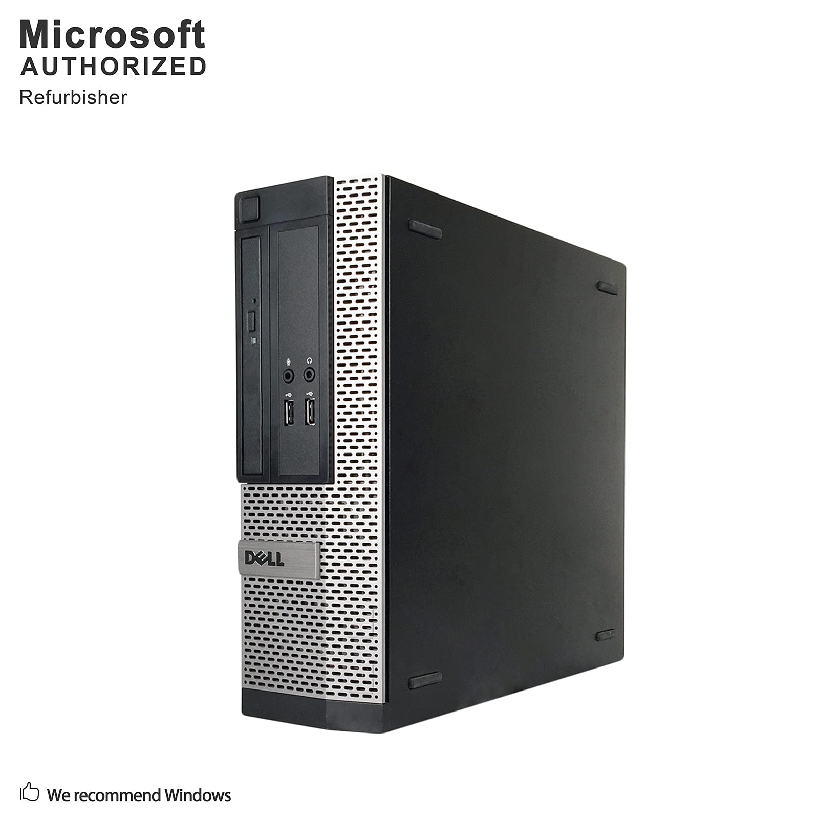 Dell OptiPlex 3010 SFF Business Desktop Computer PC, Intel Core i3-3220 3.3GHz, 8G DDR3, 256G SSD, DVDRW, WiFi, BT, HDMI, VGA, Windows 10 Pro 64 Bit-Language Supports English/Spanish/French(Renewed)