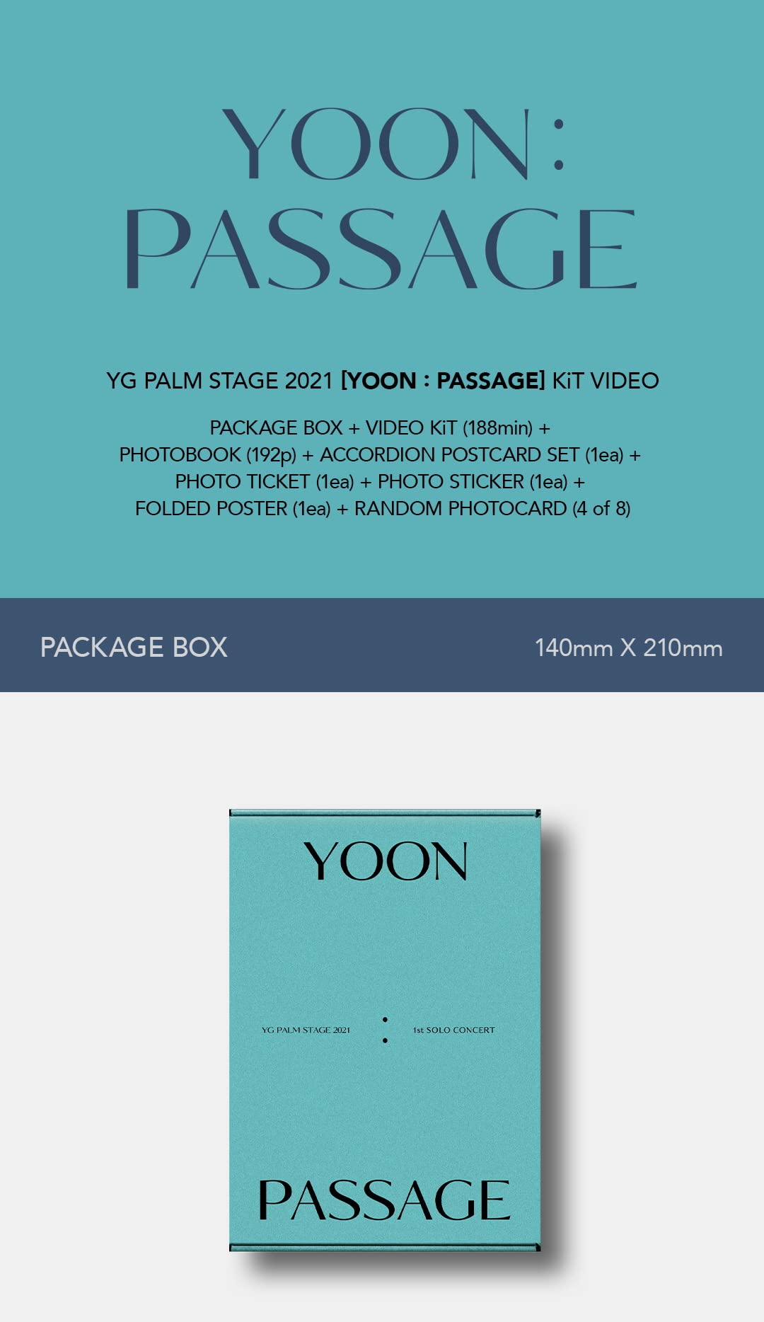 [KIHNO KIT] KANG SEUNG YOON WINNER - YG PALM STAGE 2021 [YOON : PASSAGE] KiT VIDEO