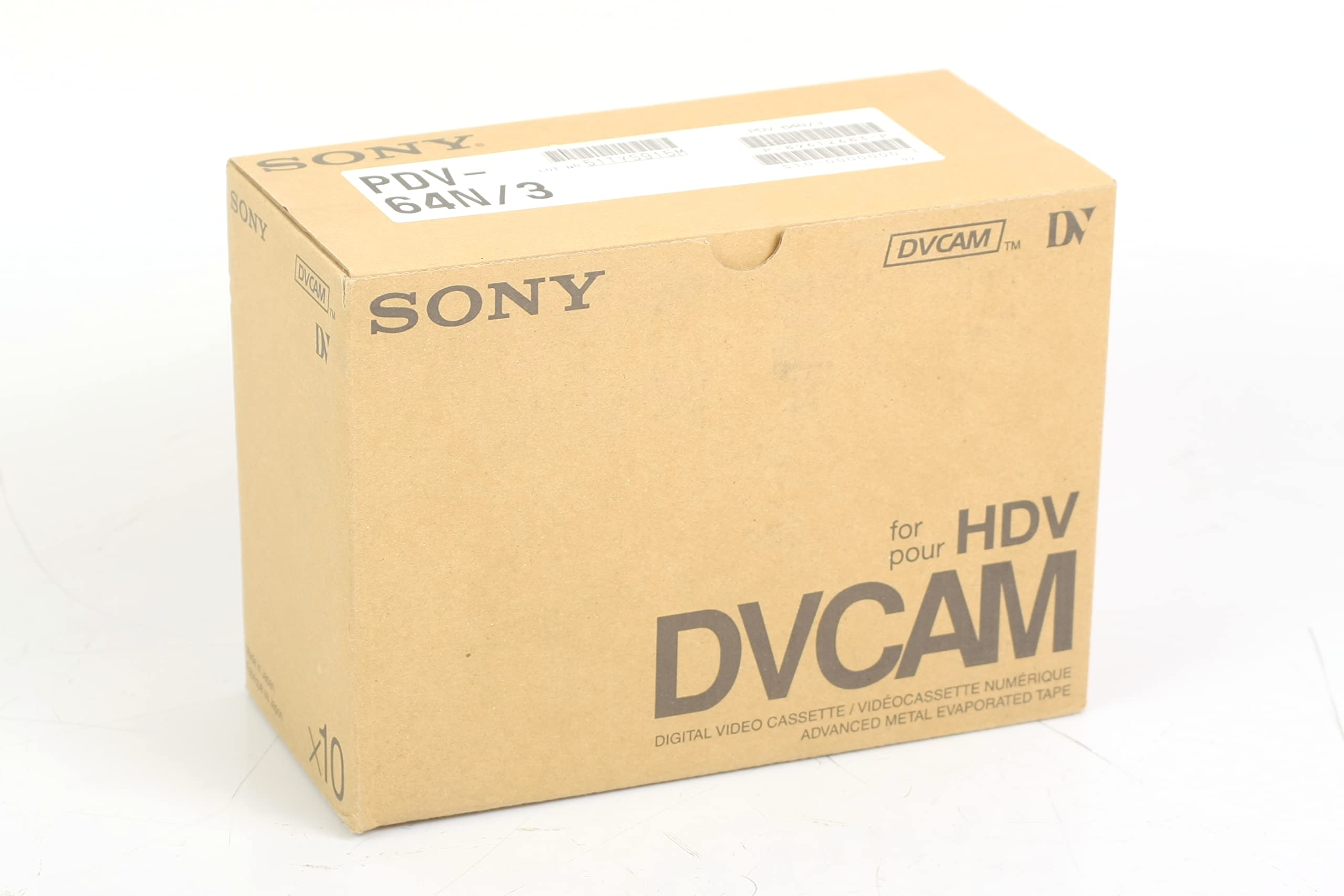 PDV-64N DVCAM 64 Minute Tape (10 Pack) Fast N Free