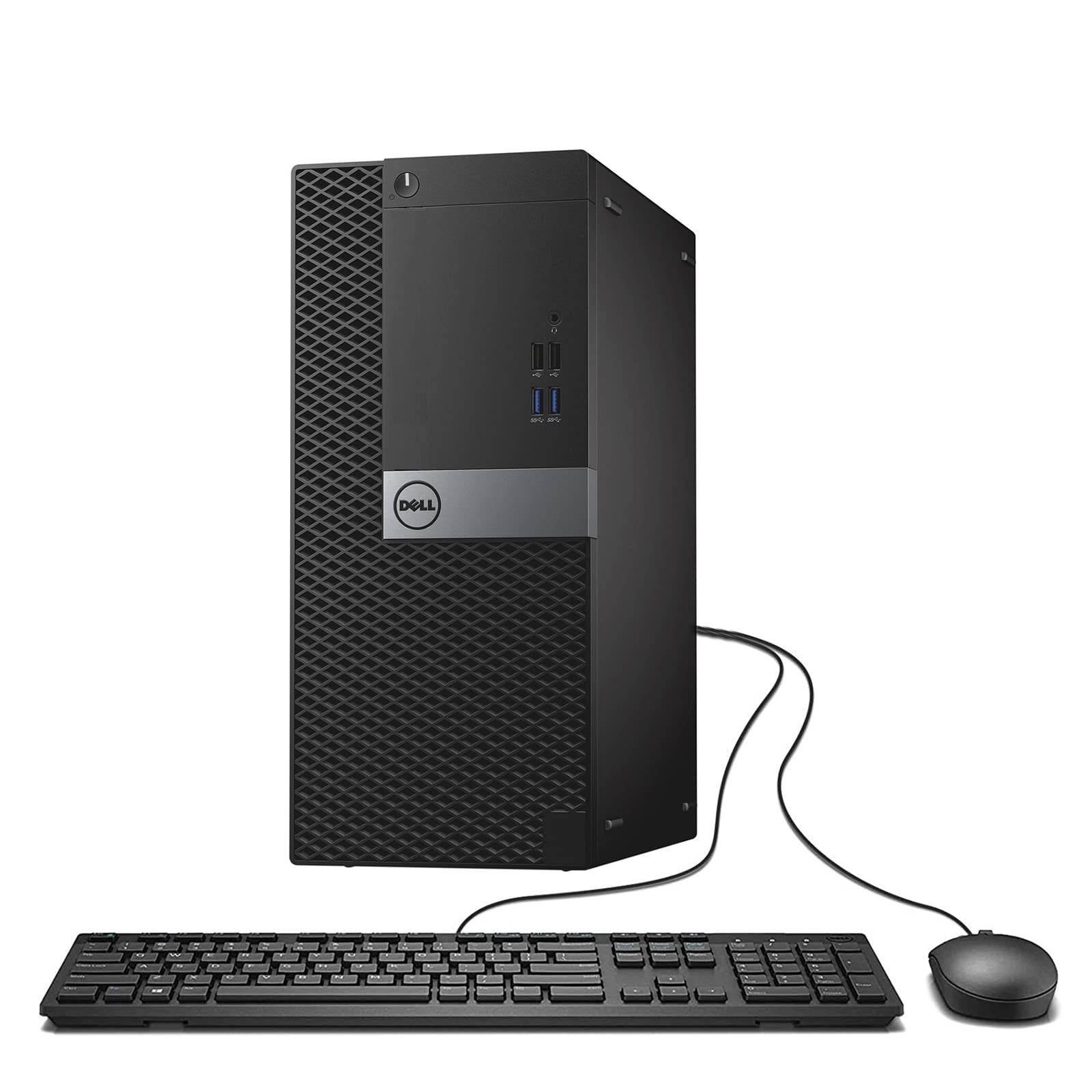 Dell OptiPlex 7040 Tower High Performance Business Desktop Computer, Intel Quad Core i7-6700 up to 4.0GHz, 8G DDR4, 512G SSD, WiFi, BT, 4K Support, DP, HDMI, Windows 10 Pro 64 En/Sp/Fr (Renewed)