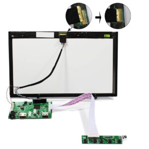 FanyiTek 10.6" 1366x768 LTL106AL01 30pin IPS LCD Screen and HD-MI USB LVDs Controller Board