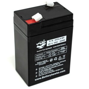 ub645 elb-0604 battery elb0604 6v4.5ah 6v 4.5ah sla sealed lead acid battery for exit sign emergency light sla0905 ah 4.0 amp hour 120255