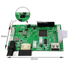 FanyiTek 10.6" 1366x768 LTL106AL01 30pin IPS LCD Screen and HD-MI USB LVDs Controller Board