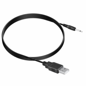 cjp-geek 3ft black usb to dc power charger cable cord replacement for psu