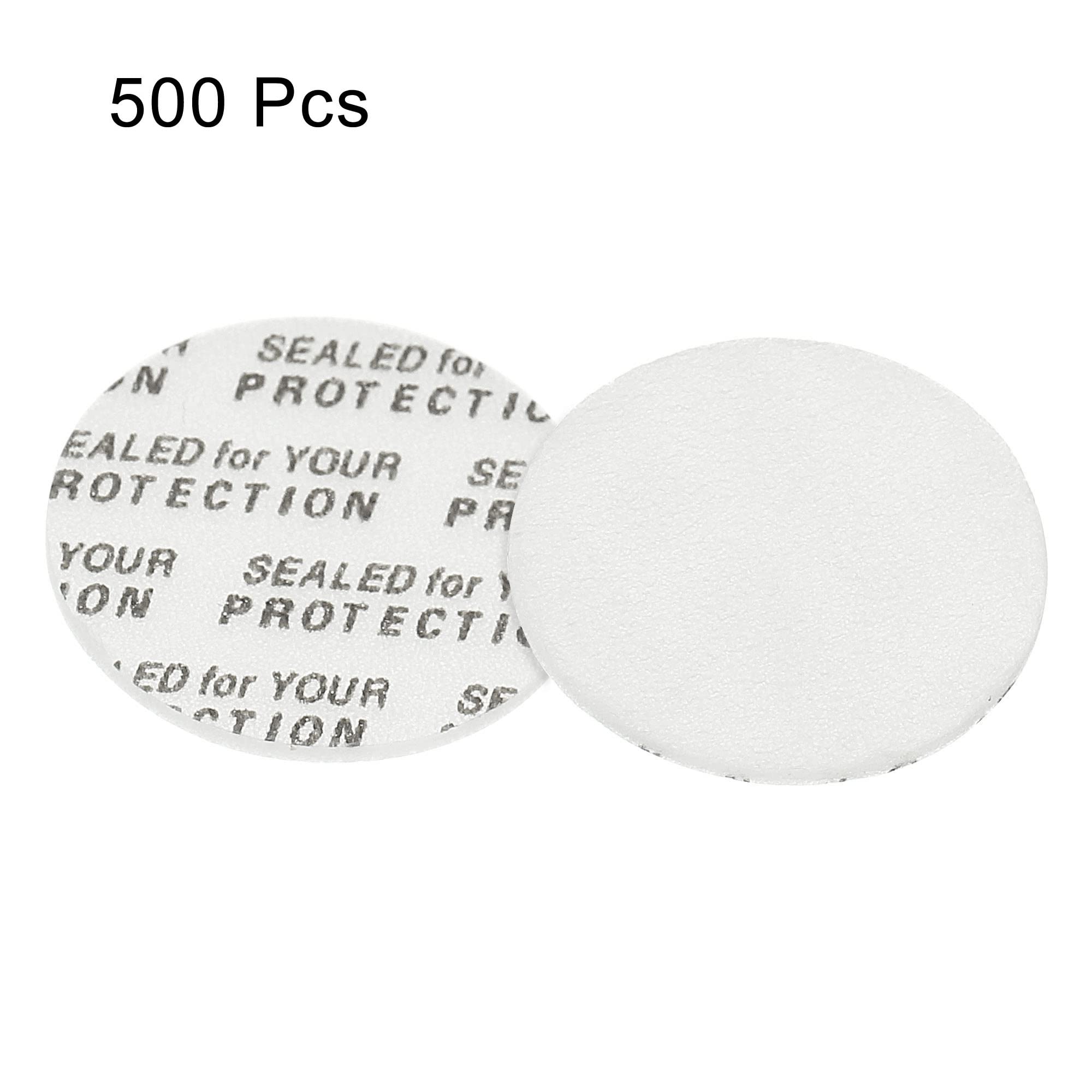 PATIKIL 22mm/0.87" Foam Lid Liner, 500Pack Adhesive PS Pressure Sensitive Seal Cap Liners Resistant Tamper for Plastic Glass Jar Bottle Cap Seals