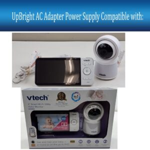 UpBright 5V AC/DC Adapter Compatible with VTech VM919HD VM919-2HD 7" Video Baby Monitor VM818HD VM818 HD RM5854HD RM5854-C 5" BU Camera PU Parent Unit VTPL VT05EUS05100 BD-0501000 Power Supply Charger