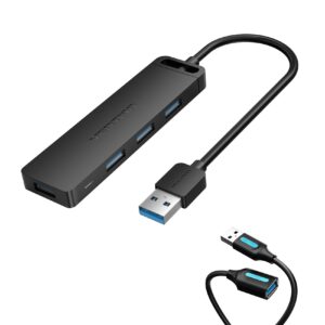 vention 4-port usb 3.0 hub and usb extension cable 6.6ft