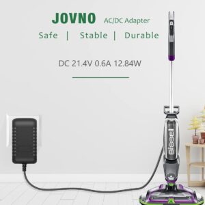 Power Cord Replacement Bissell SpinWave 2315 Charger for 23159 2315A 23158 23157 2307 SpinWave Cordless Hard Floor Mop 1614563 1611574 Charger, JOVNO 21.4V 600mA Adapter, 6.6ft Extra Long Power Cord